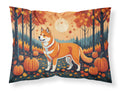 Akita Fall Standard Pillowcase Lightweight Super Soft Easy Care Decorative Artwork Pillowcase, Standard