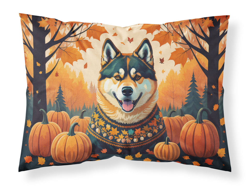Akita Fall Standard Pillowcase Lightweight Super Soft Easy Care Decorative Artwork Pillowcase, Standard