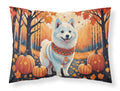 American Eskimo Fall Standard Pillowcase Lightweight Super Soft Easy Care Decorative Artwork Pillowcase, Standard