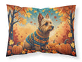 Australian Terrier Terrier Fall Standard Pillowcase Lightweight Super Soft Easy Care Decorative Artwork Pillowcase, Standard