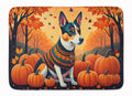 Basenji Fall Memory Foam Kitchen Mat Machine Washable Anti-Fatigue Cushion Comfort Bath or Kitchen Rug