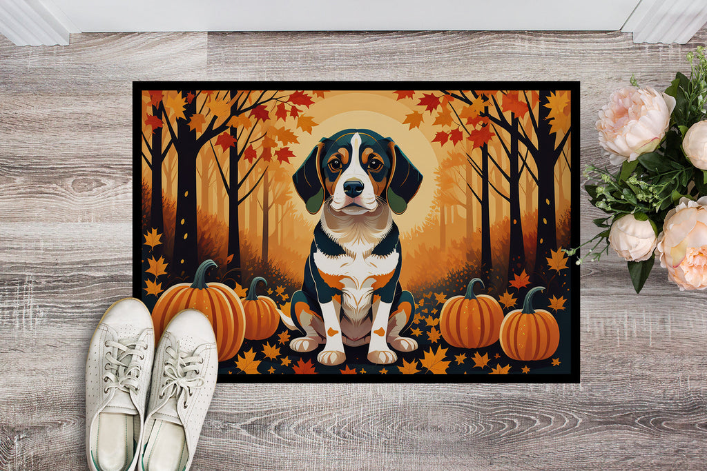 Beagle Fall Doormat Indoor Outdoor 24H X 36W Front Door Mat Rugs for Entryway, Non Slip Washable Low Pile,