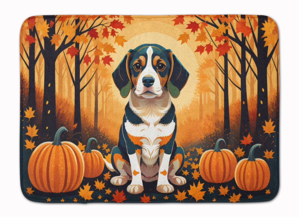 Beagle Fall Memory Foam Kitchen Mat Machine Washable Anti-Fatigue Cushion Comfort Bath or Kitchen Rug