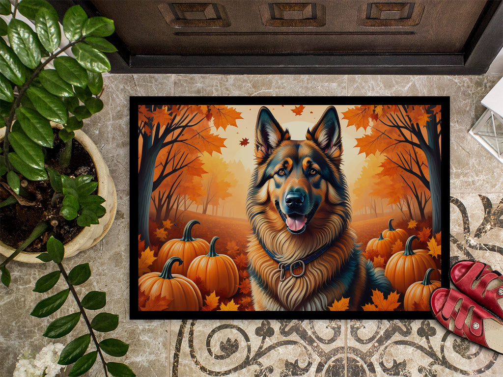 Belgian Tervuren Fall Doormat Indoor Outdoor 24H X 36W Front Door Mat Rugs for Entryway, Non Slip Washable Low Pile,