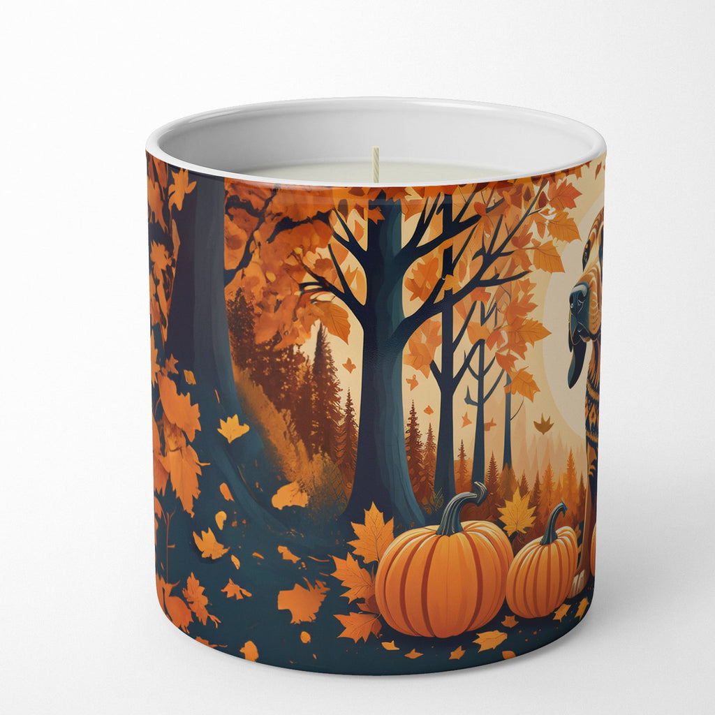 Bloodhound Fall Decorative Soy Candle Nature Soy Wax Essential Oil Home Decor Ideal for Bedroom Kitchen Bath Office Gift, 10 oz