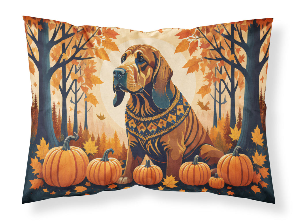 Bloodhound Fall Standard Pillowcase Lightweight Super Soft Easy Care Decorative Artwork Pillowcase, Standard