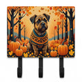 Border Terrier Fall Leash or Key Holder Wall Hooks, Coat Rack Wall Mount, for Hanging Keys, Towels, Aprons, Leashes