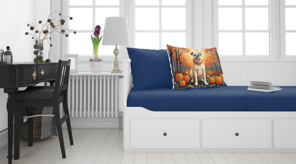 White Boxer Fall Standard Pillowcase Lightweight Super Soft Easy Care Decorative Artwork Pillowcase, Standard