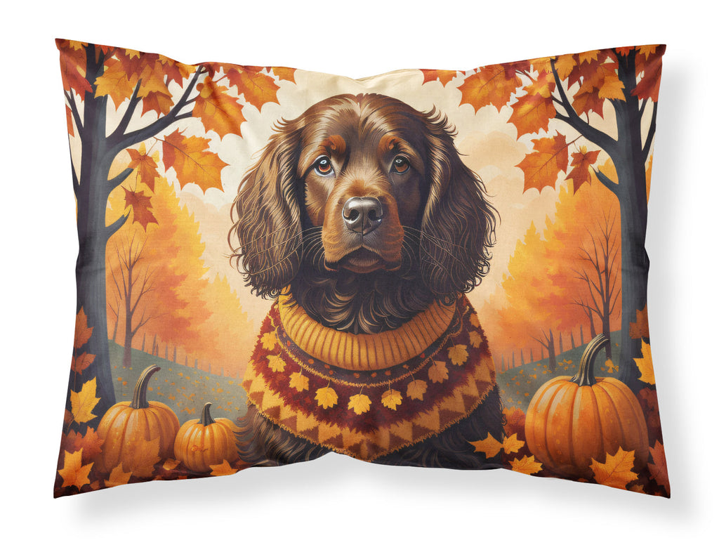 Boykin Spaniel Fall Standard Pillowcase Lightweight Super Soft Easy Care Decorative Artwork Pillowcase, Standard