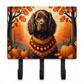 Boykin Spaniel Fall Leash or Key Holder Wall Hooks, Coat Rack Wall Mount, for Hanging Keys, Towels, Aprons, Leashes