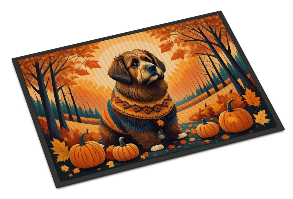 Briard Fall Doormat Indoor Outdoor 18H X 27W Front Door Mat Rugs for Entryway, Non Slip Washable