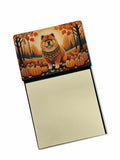 Chow Chow Fall Watercolor Sticky Note Holder Refillable Dispenser Desk Accessory 3x3 Pad Gift