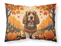 Cocker Spaniel Fall Standard Pillowcase Lightweight Super Soft Easy Care Decorative Artwork Pillowcase, Standard