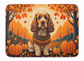 Cocker Spaniel Fall Memory Foam Kitchen Mat Machine Washable Anti-Fatigue Cushion Comfort Bath or Kitchen Rug