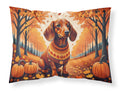 Dachshund Fall Standard Pillowcase Lightweight Super Soft Easy Care Decorative Artwork Pillowcase, Standard