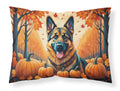 German Shepherd Fall Standard Pillowcase Lightweight Super Soft Easy Care Decorative Artwork Pillowcase, Standard