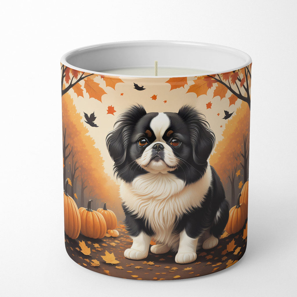 Japanese Chin Fall Decorative Soy Candle Nature Soy Wax Essential Oil Home Decor Ideal for Bedroom Kitchen Bath Office Gift, 10 oz