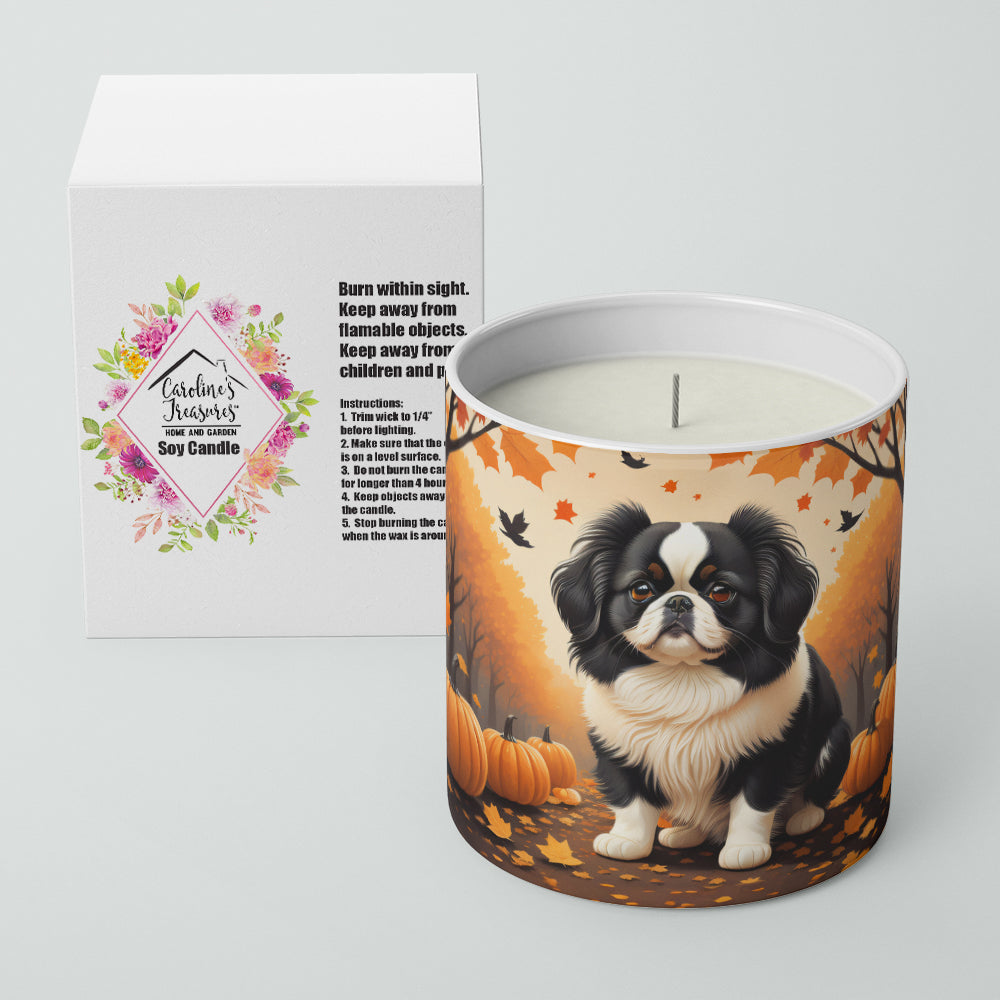 Japanese Chin Fall Decorative Soy Candle Nature Soy Wax Essential Oil Home Decor Ideal for Bedroom Kitchen Bath Office Gift, 10 oz