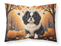 Japanese Chin Fall Standard Pillowcase Lightweight Super Soft Easy Care Decorative Artwork Pillowcase, Standard