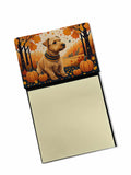 Lakeland Terrier Fall Watercolor Sticky Note Holder Refillable Dispenser Desk Accessory 3x3 Pad Gift
