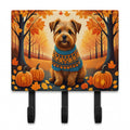 Norfolk Terrier Fall Leash or Key Holder Wall Hooks, Coat Rack Wall Mount, for Hanging Keys, Towels, Aprons, Leashes