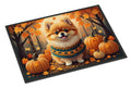 Pomeranian Fall Doormat Indoor Outdoor 24H X 36W Front Door Mat Rugs for Entryway, Non Slip Washable Low Pile,