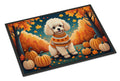 Poodle Fall Doormat Indoor Outdoor 18H X 27W Front Door Mat Rugs for Entryway, Non Slip Washable