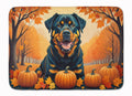 Rottweiler Fall Memory Foam Kitchen Mat Machine Washable Anti-Fatigue Cushion Comfort Bath or Kitchen Rug