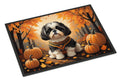 Shih Tzu Fall Doormat Indoor Outdoor 24H X 36W Front Door Mat Rugs for Entryway, Non Slip Washable Low Pile,