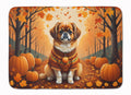 Tibetan Spaniel Fall Memory Foam Kitchen Mat Machine Washable Anti-Fatigue Cushion Comfort Bath or Kitchen Rug