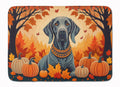 Weimaraner Fall Memory Foam Kitchen Mat Machine Washable Anti-Fatigue Cushion Comfort Bath or Kitchen Rug