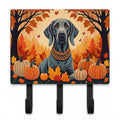 Weimaraner Fall Leash or Key Holder Wall Hooks, Coat Rack Wall Mount, for Hanging Keys, Towels, Aprons, Leashes