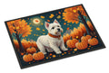 Westie Fall Doormat Indoor Outdoor 18H X 27W Front Door Mat Rugs for Entryway, Non Slip Washable