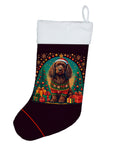 Boykin Spaniel Christmas Holiday Stocking Double-Sided Print, Polyester Suede,11x18, Made in USA