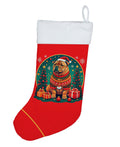 Shar Pei Christmas Holiday Stocking Double-Sided Print, Polyester Suede,11x18, Made in USA