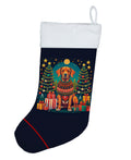 Vizsla Christmas Holiday Stocking Double-Sided Print, Polyester Suede,11x18, Made in USA