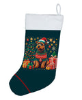 Welsh Terrier Christmas Holiday Stocking Double-Sided Print, Polyester Suede,11x18, Made in USA