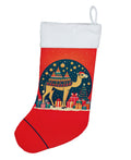 Camel Christmas Holiday Stocking Double-Sided Print, Polyester Suede,11x18, Made in USA