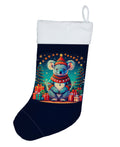 Koala Christmas Holiday Stocking Double-Sided Print, Polyester Suede,11x18, Made in USA