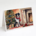 Australian Shepherd Christmas Greeting Cards Pack of 8 Blank Cards with Envelopes Whimsical A7 Size 5x7