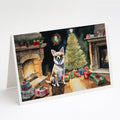Chihuahua Christmas Greeting Cards Pack of 8 Blank Cards with Envelopes Whimsical A7 Size 5x7