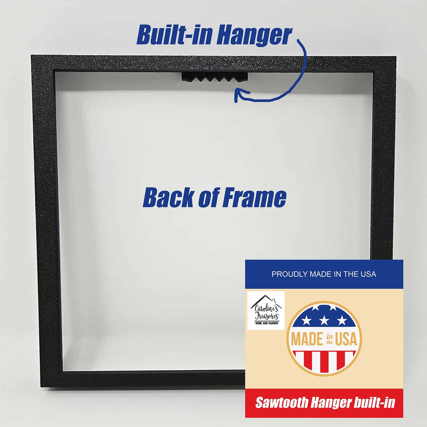 Asters in Color Framed Metal Print Bathroom, Kitchen, Office, Home Decor Wall Art Ready to Hang, Square, 8X8