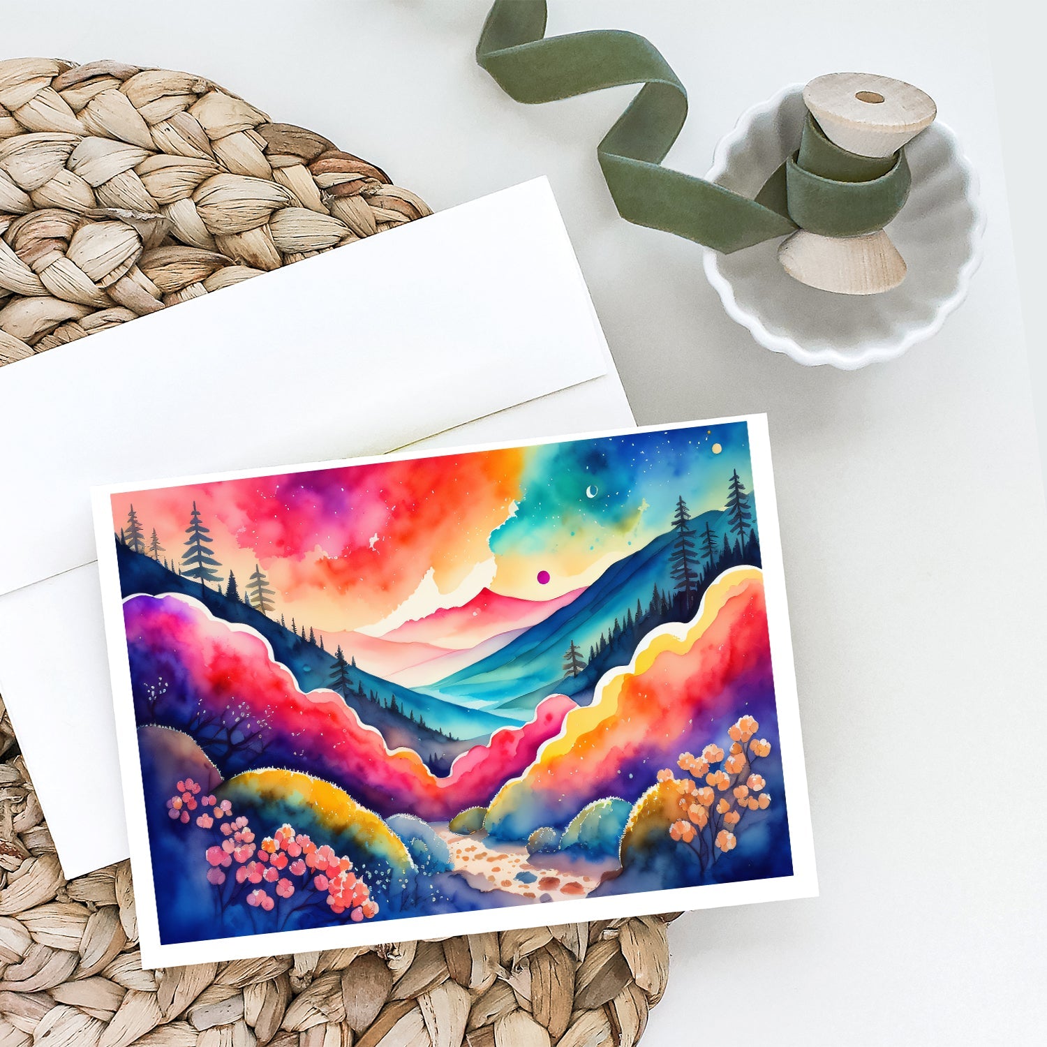 Brunia in Color Greeting Cards Pack of 8 Blank Cards with Envelopes Whimsical A7 Size 5x7