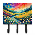 Buttercups in Color Leash or Key Holder Wall Hooks, Coat Rack Wall Mount, for Hanging Keys, Towels, Aprons, Leashes