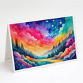 Dusty Miller in Color Greeting Cards Pack of 8 Blank Cards with Envelopes Whimsical A7 Size 5x7