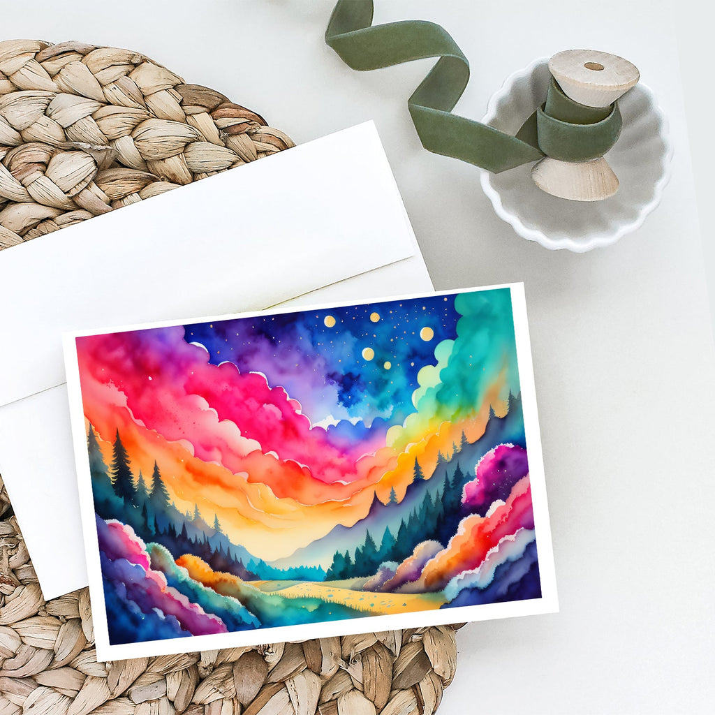 Dusty Miller in Color Greeting Cards Pack of 8 Blank Cards with Envelopes Whimsical A7 Size 5x7