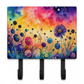 Scabiosa in Color Leash or Key Holder Wall Hooks, Coat Rack Wall Mount, for Hanging Keys, Towels, Aprons, Leashes