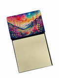 Snapdragon in Color Watercolor Sticky Note Holder Refillable Dispenser Desk Accessory 3x3 Pad Gift
