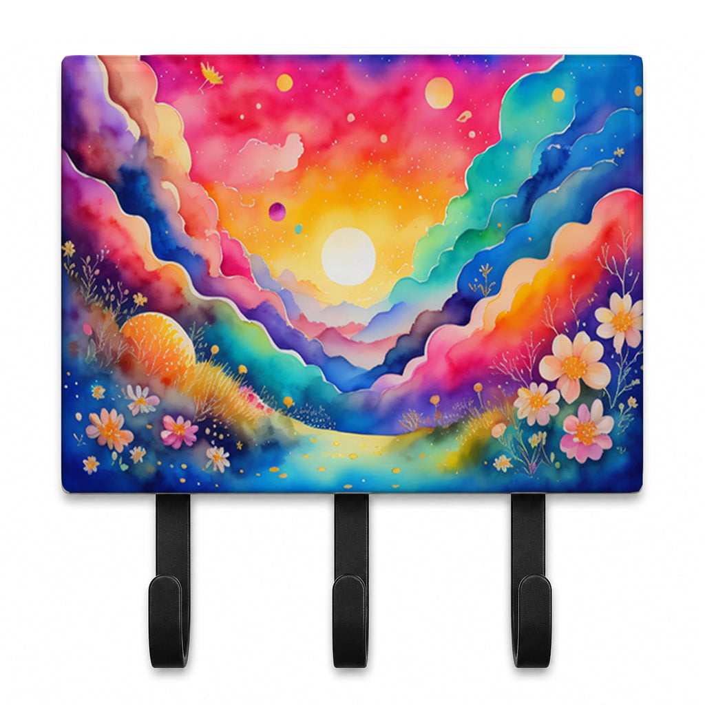 Stock, or Gillyflower in Color Leash or Key Holder Wall Hooks, Coat Rack Wall Mount, for Hanging Keys, Towels, Aprons, Leashes