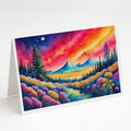 Yarrow in Color Greeting Cards Pack of 8 Blank Cards with Envelopes Whimsical A7 Size 5x7